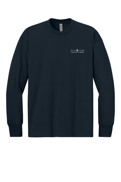 Contract Lumber Heavyweight Navy Long Sleeve