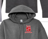 Cropped Hoodie Left chest logo only