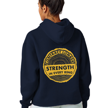 Ladies Heavyweight Boxy Pullover Hood