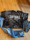 Softball Vibes Acid Wash